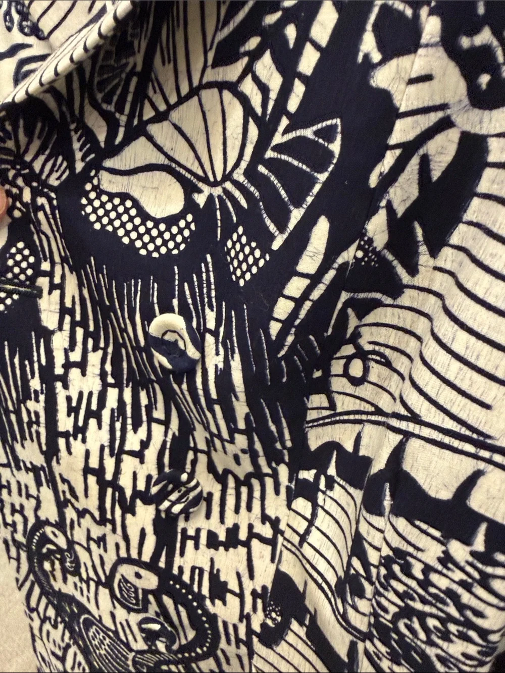 Dior Navy & White iconic Printed Jacket